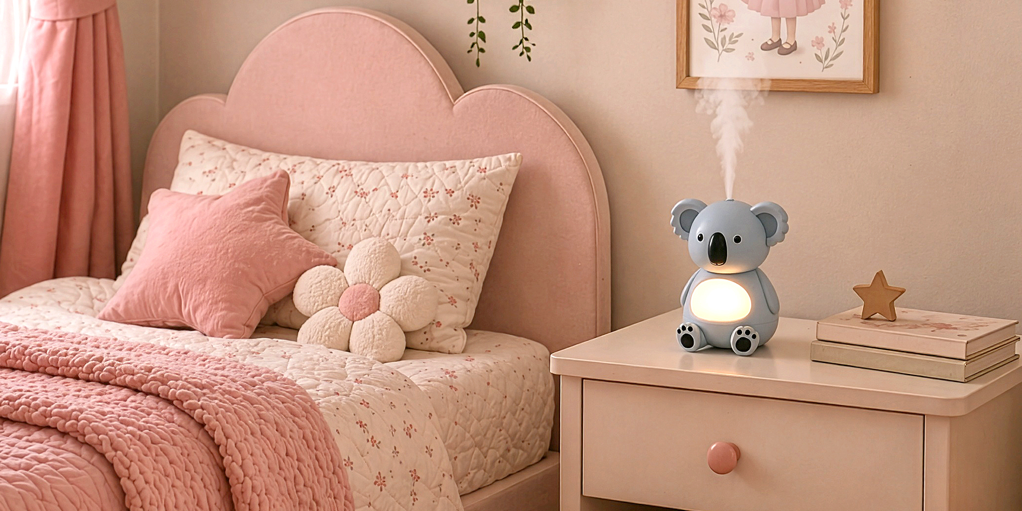 Dyfuzor zapachowy dla dzieci Humanas Dream Koala - szary
